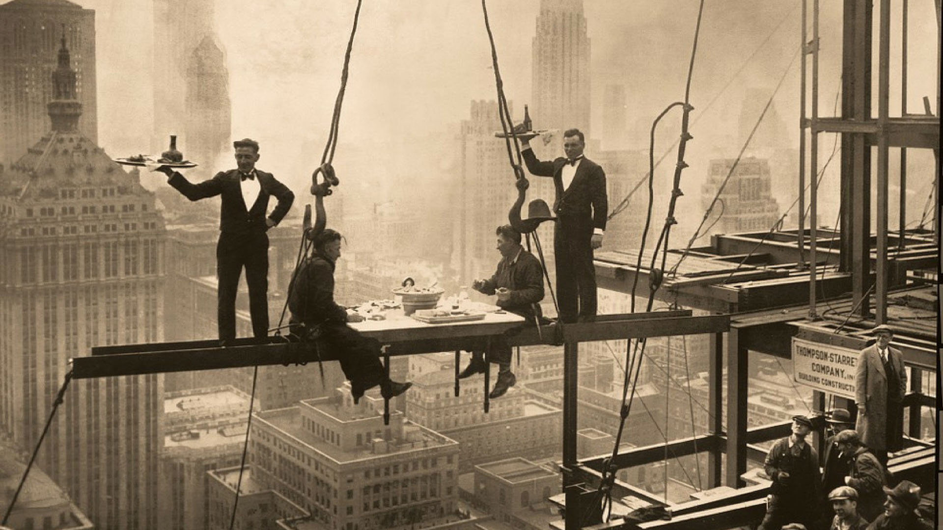 Строители небоскребов фото в нью йорке